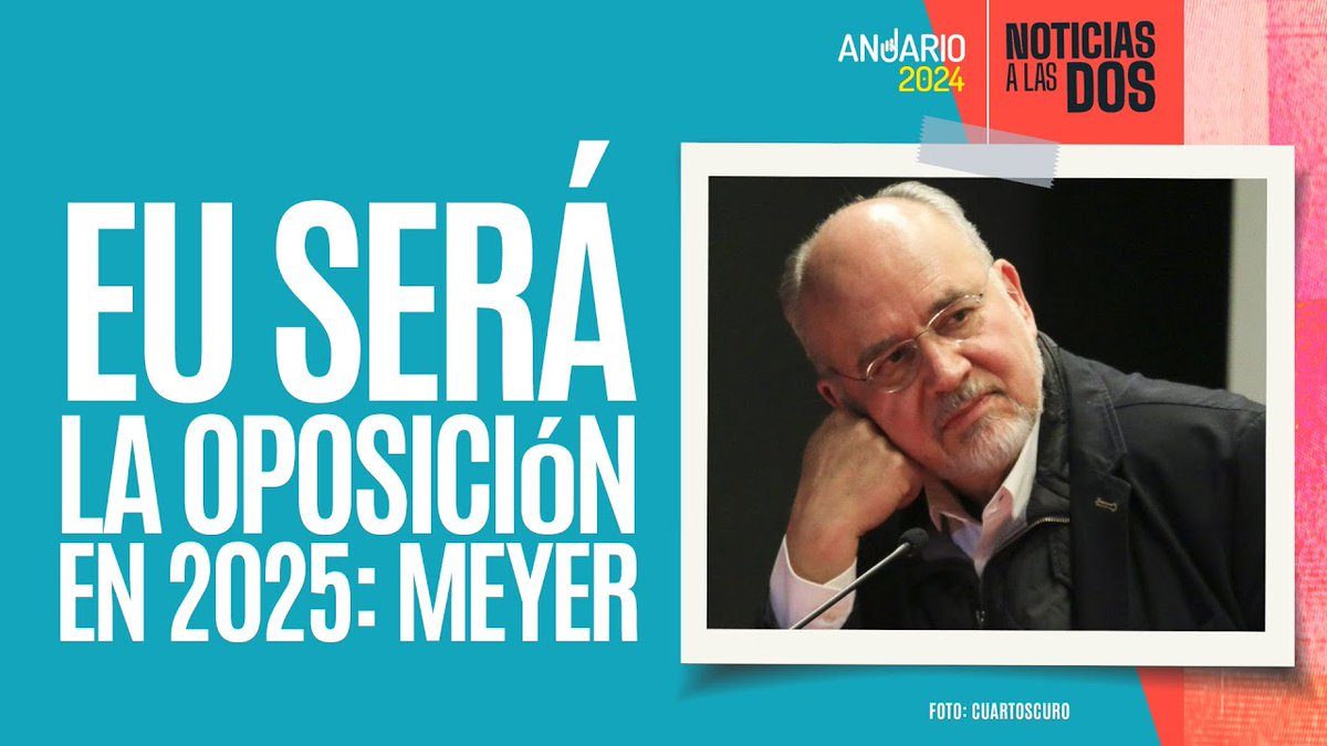 SinEmbargoMX's tweet image. 🔴 #EnVivo Noticias A Las Dos ¬ En 2025, la oposición será EU: @DrLorenzoMeyer
#ProgramaEspecial con @manolo_gv y @NancyGogar por #SinEmbargoAlAire
youtu.be/FwYDW5bpZCs