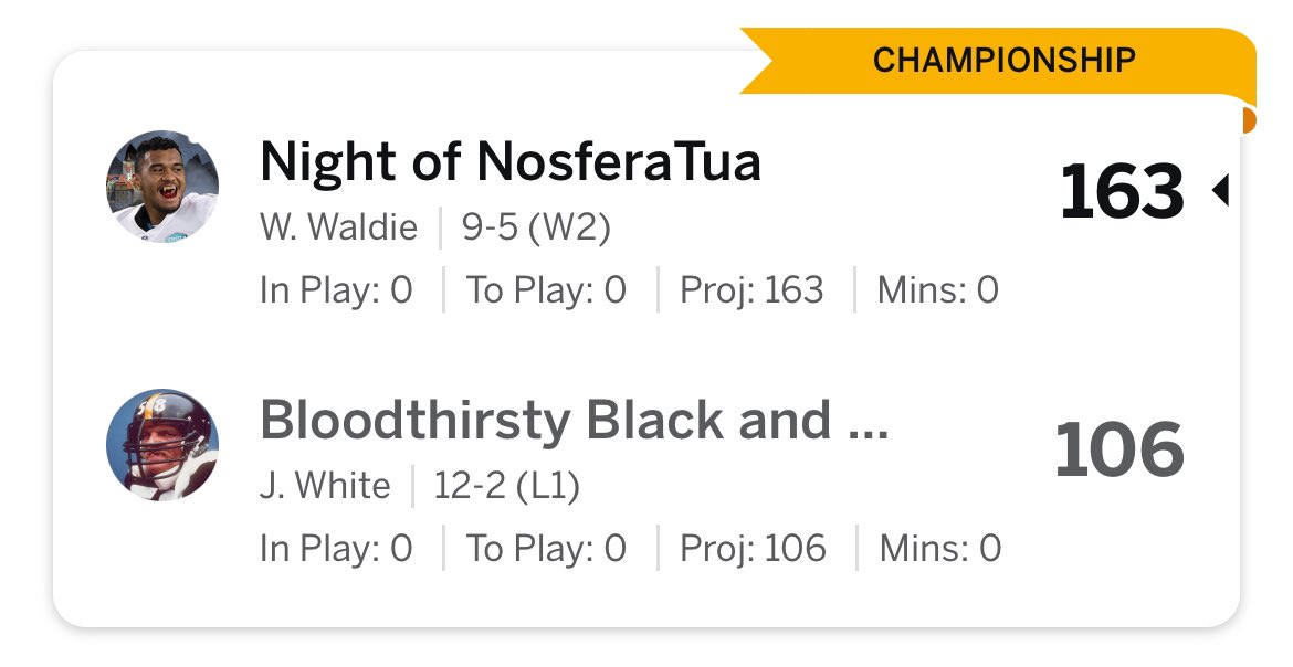 If you know ANYTHING about Vampire 🧛🏻 leagues the fact that I just completed a 3-peat is insane! 🏆🏆🏆