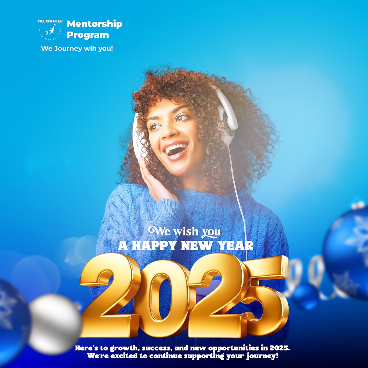 New Year brings New exciting Opportunities! Medxmentor wishes you a prosperous 2025 as we continue to journey with you in achieving your career and personal goals this year!

#MentorshipProgramme #2025newyear