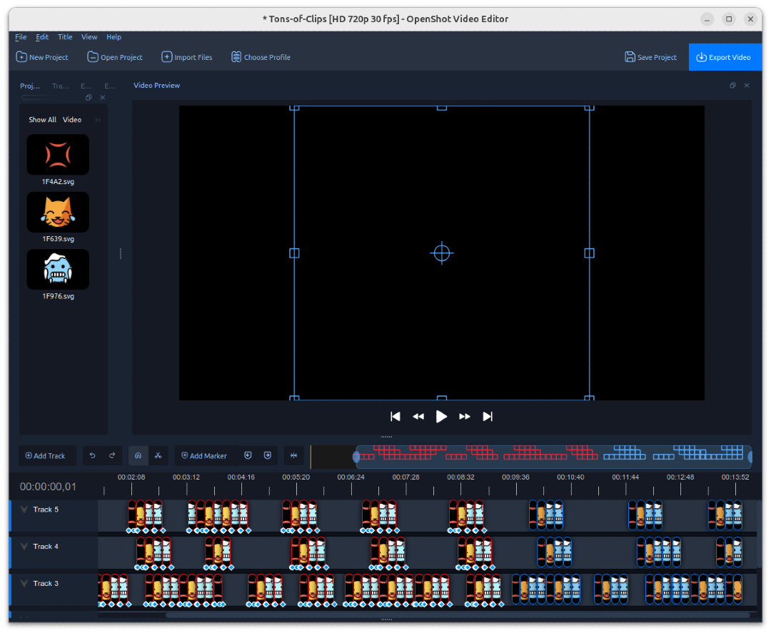 OpenShot 3.3 is fast! ⚡️ From undo/redo improvements to batch updates, this release makes working on large timelines a breeze. Don’t miss out: openshot.org/download

#OpenShot #VideoEditing #OpenSource #FOSS #DownloadNow