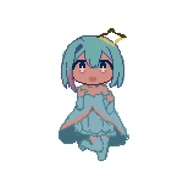 2024年中に完成出来なかったドット絵たち 今年は忙しいのもあって全然描けませんでした まとまった休みがないと絵描けないマンなので来年も怪しい