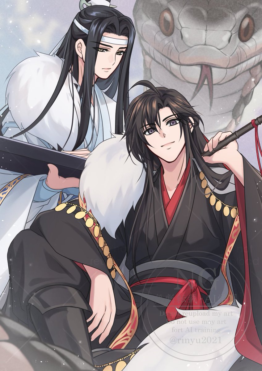 謹賀新年🐍🧨✨✨
#魔道祖師 #MDZS