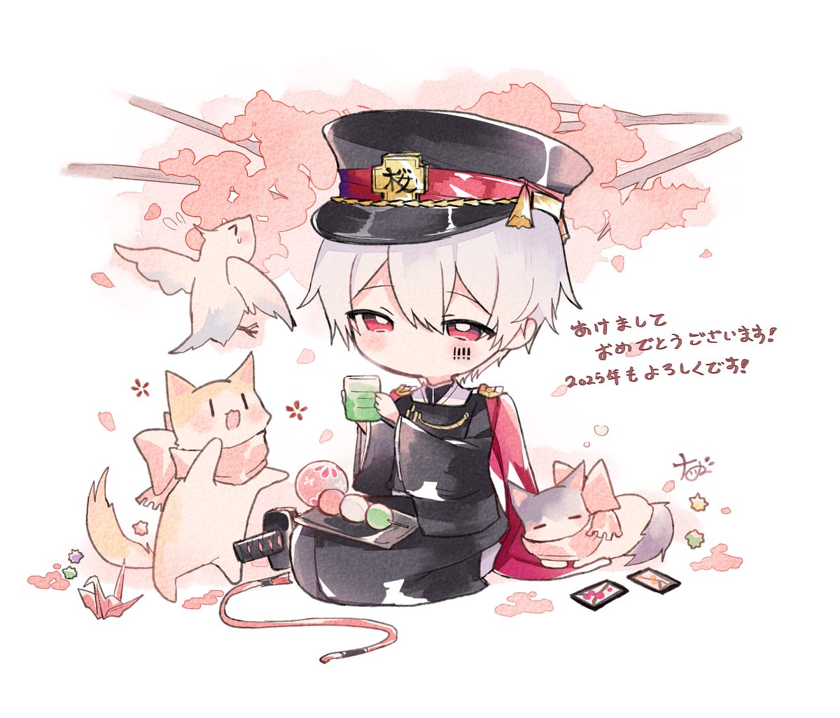 「あけましておめでとうございます #まふあーと」|なこ🌱のイラスト