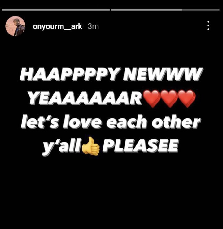 three years ago today was this Mark instagram story.