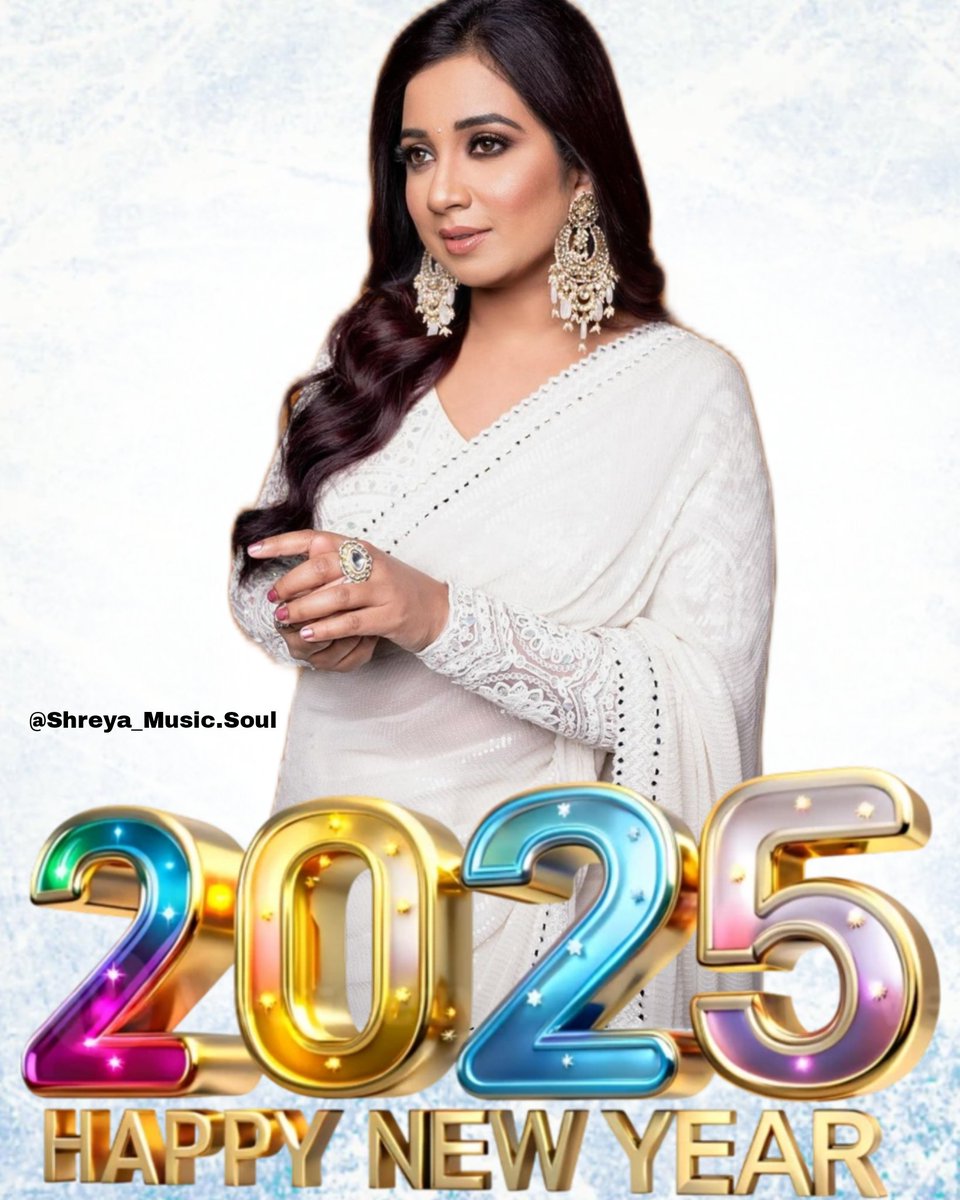 ShreyaMusicSoul's tweet photo. Happy NewYear✨🎉

#NewYear 
#NewYear2025 
#NewYearsEve #sgtribe
#sgians #ShreyaGhoshal https://t.co/ld7j1vewTB