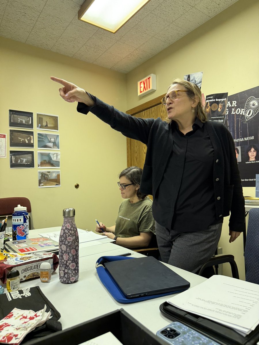 We’re just weeks from the Chicago premiere of A SLOW AIR by David Harrower. Dir by Robin Witt &amp; feat. Kendra Thulin &amp; Peter Moore, this story is coming together in rehearsals. Grab your tickets for a remarkable start to 2025 - bit.ly/aslowair #chicagotheater #raw