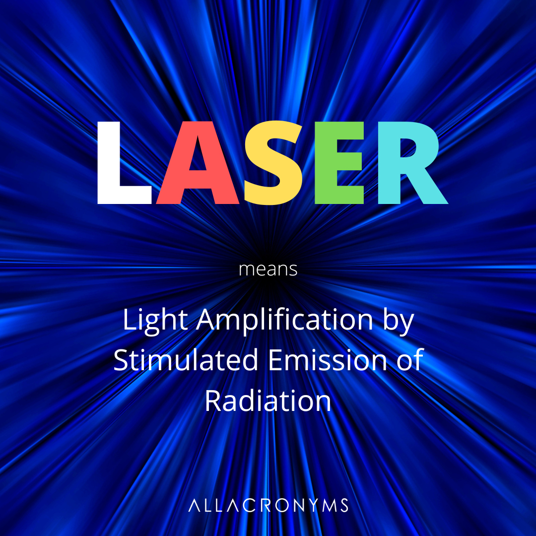 AllAcronyms's tweet photo. A laser is a device that emits light through a process of optical amplification based on the stimulated emission of electromagnetic radiation.
https://t.co/kissIsmAw9
#Abbreviations #TopAcronyms #TopAbbreviations #Abbreviation #Texting #TextingLanguage #Acronym https://t.co/Zp6uAyIf0O