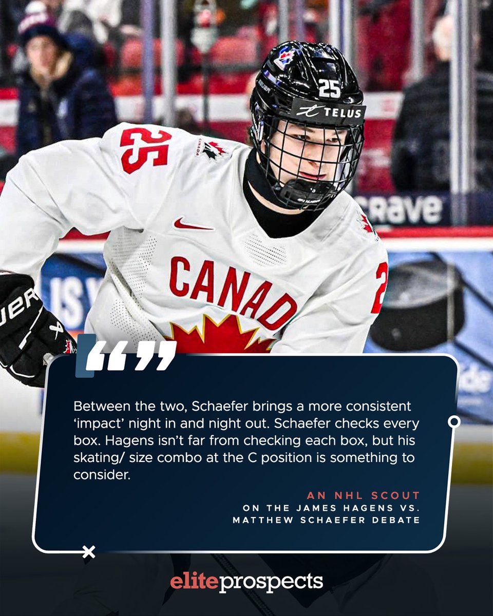 Cam Robinson (@hockey_robinson) on Twitter photo The Battle For First Overall: NHL Scout & Executive Poll
I spoke with 10 NHL scouts and executives to get their thoughts on the race for the top spot in 2025.
The results were fascinating <a href="/eliteprospects/">Elite Prospects</a>
🔗: eliteprospects.com/news/2025-nhl-… The Battle For First Overall: NHL Scout & Executive Poll
I spoke with 10 NHL scouts and executives to get their thoughts on the race for the top spot in 2025.
The results were fascinating <a href="/eliteprospects/">Elite Prospects</a>
🔗: eliteprospects.com/news/2025-nhl-…