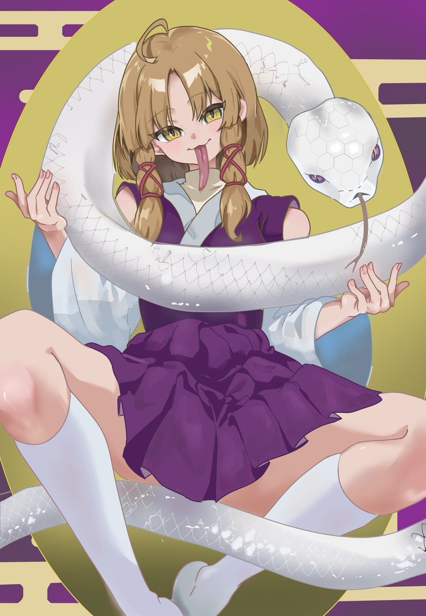 _DELTA_DELTA's tweet image. 明けましておめでとう🐍
 #東方Project
