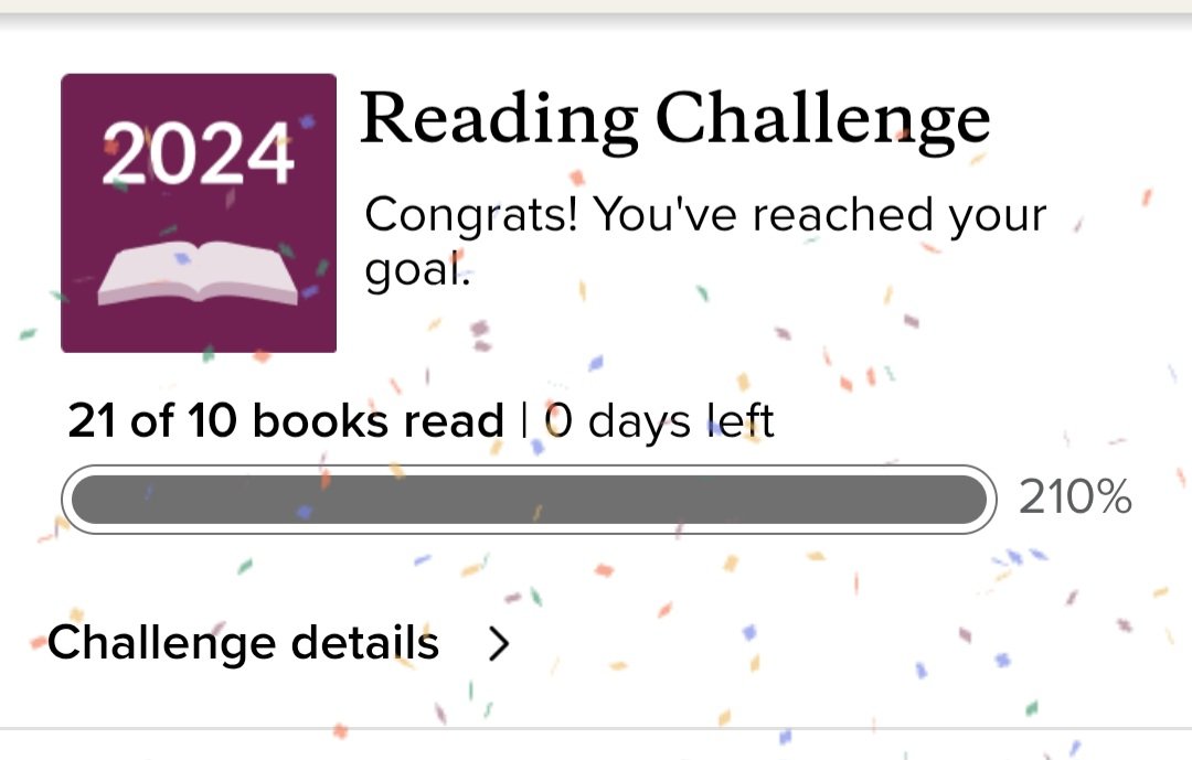 PerffaithSimmer's tweet image. I know I didn't set a huge goal and I haven't read a lot compared to some people but I'm still so proud of myself! 🥳 I will set it higher next year 📚