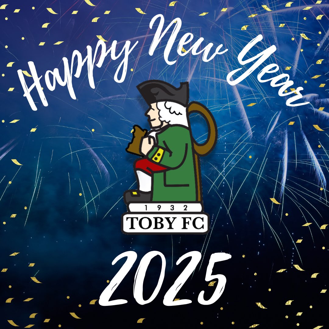 TobyFC_'s tweet image. Happy New Year from everyone here at Toby FC! 💙

Wishing you all a wonderful 2025 🥂