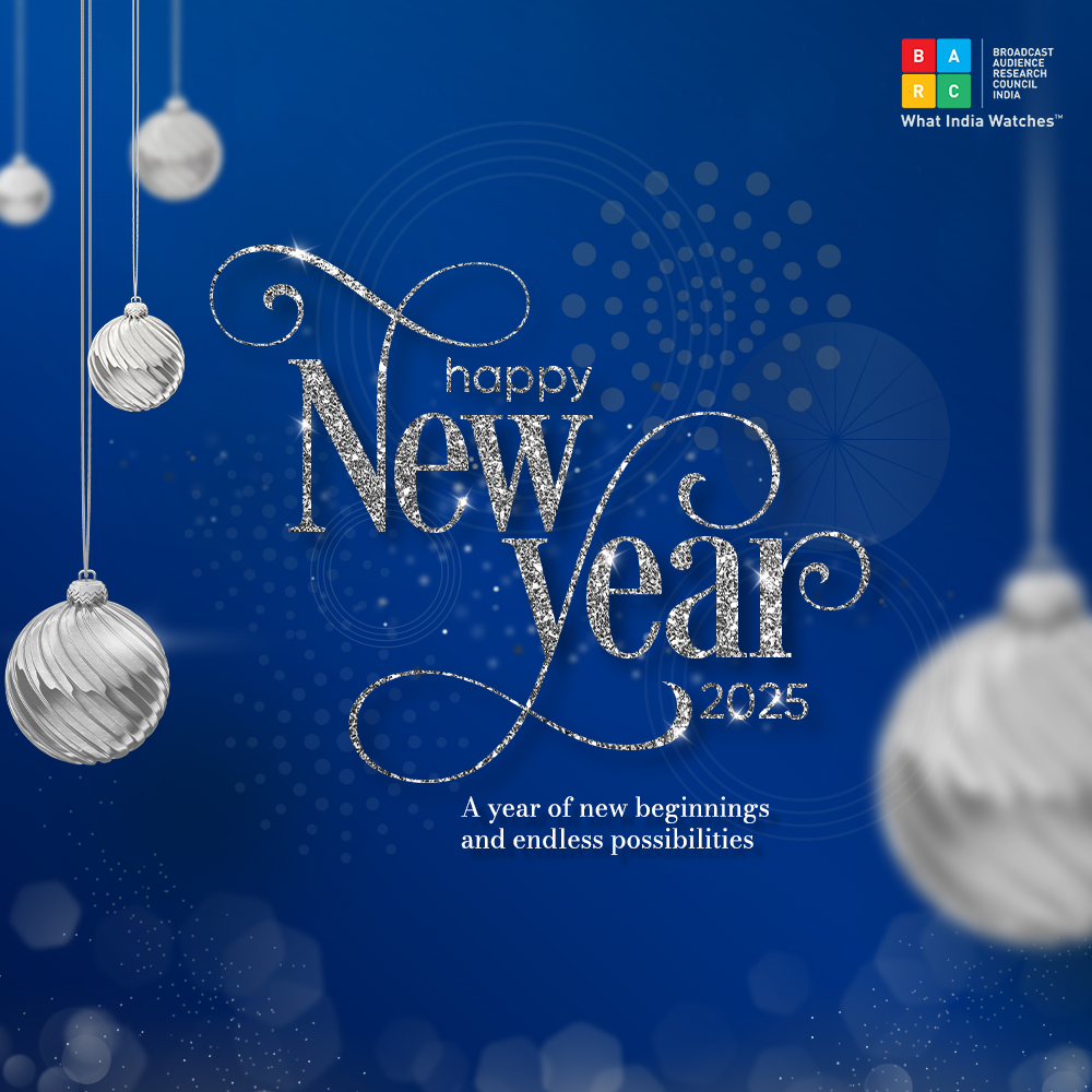 May 2025 be a collection of meaningful memories for all.

#BARCIndia #WhatIndiaWatches #Hello2025 
#NewYearNewGoals