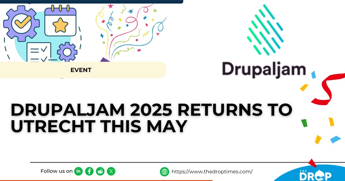 thedroptimes's tweet image. 🚨 Save the date! DrupalJam 2025 returns to Utrecht on May 21 at DeFabrique. A must-attend for all Drupal enthusiasts—innovation, networking, and more await! Details: bit.ly/4a1OY5P #DrupalJam #DrupalEvents #TechConference @drupalnl @Drupaljam
