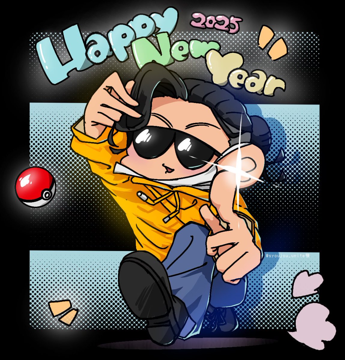 choboboncho's tweet photo. @syoujou_unite あけおめです
耐久お疲れ様です！
一緒に年越しできて楽しかったです😊
2025年1枚目のFAになります！
今年も応援させていただきます！ https://t.co/xDLB7elBoH