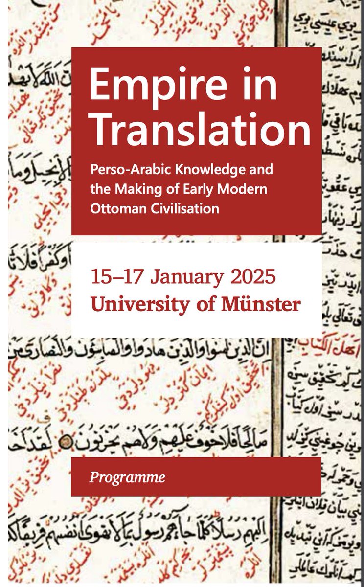 Colleagues in Münster are organizing an outstanding workshop dedicated to the fascinating topic of translation. This event will bring together a diverse group of scholars to explore the multifaceted role of translation within the Ottoman Empire. +