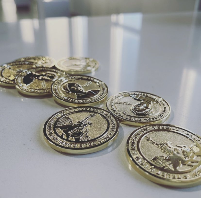NEGROREPUBLIC's tweet photo. Our Negro Family Heirloom Coin. Social Currency = Social Capital.
24k Gold Heirloom Token.
(Front)
“TRUE GROWTH ACCOMPANIES SACRIFICE”
Harriets Hope ~ Our great Negro ancestor Harriet Tubman’s legacy came about by freeing slaves through the underground railroad. Her commitment to us represents more than a beacon of hope but a model of true value built by her trust and sacrifice.
Freedom found on the Hudson
The Hudson River Valley was a vital throughway for escaped slaves from the south headed north. Underground Railroad stations and safehouses scattered along the valley from New York City to Vermont were a main artery in Negroes finding a pathway to freedom,
Known as the “Moses” of our her people”, Harriet Tubman was enslaved, escaped, and helped others gain their freedom as a “conductor” of the Underground Railroad.
(Back)
“ONLY TRUE CURRENCY IS TRUST & LOVE”
Charging Bull ~
The very name “Wall Street” is born of slavery, with enslaved and free Negroes building the wall in 1653. This walkway and wooden fence, made up of pointing logs and running river to river, later known as Wall Street, the home of world finance. By 1711, New York was growing quickly, and the growing needs of the city were often supplied by slave labor, a slave market was established at Wall Street.

Our Lady Liberty ~ A gift from the French to honor the end of slavery for which would have not been possible without Negroes who fought for their liberty and freedom. The creation of Lady Liberty was assisted by sculptor Frederic-Auguste Bartholdi who created her with broken shackles, signaling the end of slavery, in her left hand.
“The soldiers and other servants of the Company, together with the free Negroes, no one excepted, shall complete the work on the fort by constructing a breastwork, and the farmers are to be summoned to haul the sod” - 1653
(— Dutch Colonial Council, City of New Amsterdam
“On December 13, 1711, the City Council passed a law “that all Negro and Indian slaves that are let out to hire…be hired at the Market house at the Wall Street Slip until Such time as they are hired, whereby all Persons may Know where to hire slaves. - 1711
— Common Council of the City of New York)