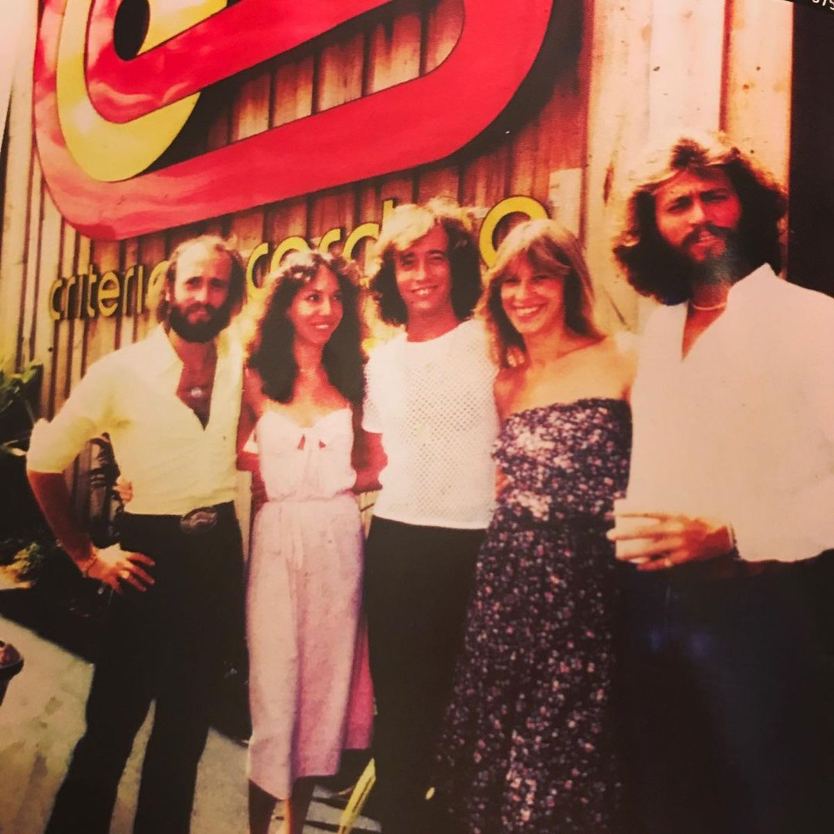 CriteriaMiami's tweet photo. Cindy Johnson ODare & Jeri Jenkins (together, Home At Last) with the brothers outside Studio D.
We’ll, it’s almost a #tshirttuesday
#beegees #riprobin #ripmaurice #barrygibb @beegees #criteria #recordingstudio #respecttheroom #pursuitoflegendaryexcellence
Rp @homeatlaststory https://t.co/3kmnZ2oUWF