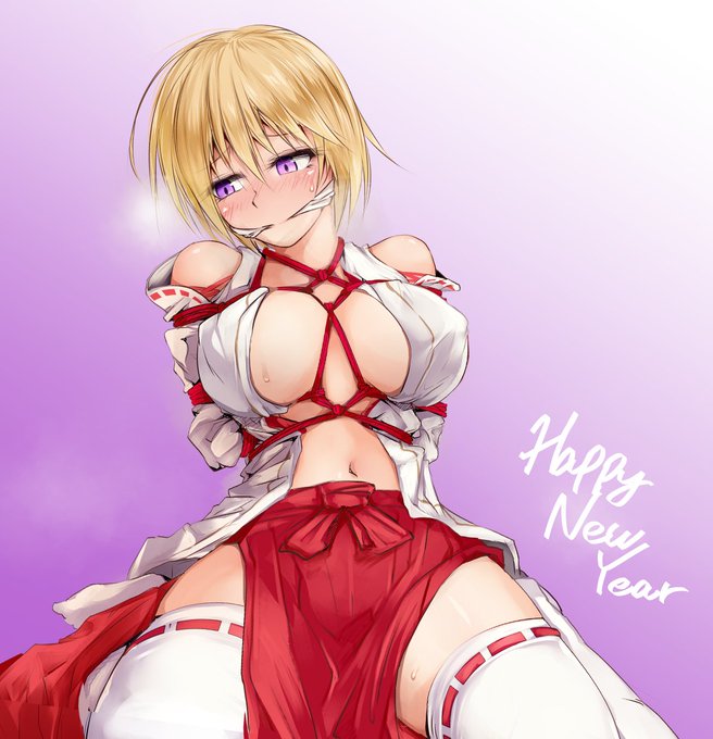 明けたので描き縛り初め(手直し) 