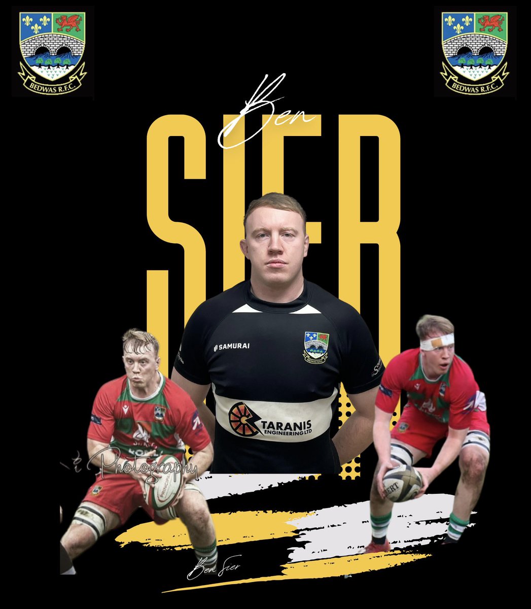 🔲🔲 New Years Eve Signing News🔲🔲

Bedwas RFC are delighted to announce the signing of second row/Back Row <a href="/bensier7/">Ben sier</a> ✍️

The club would like to welcome Ben back and look forward to seeing him kick on and strengthen this squad in 2025 🖤🤍