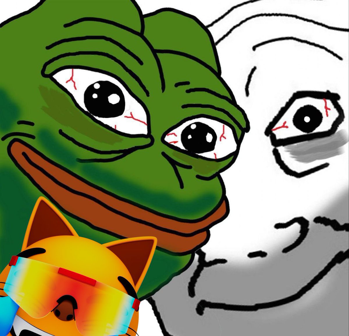 The 2025 make-it portfolio (my bags):

WOJAK
MOG
PEPE
Miladys