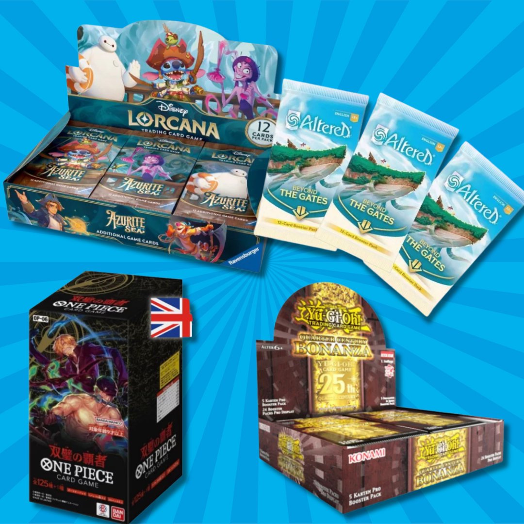 GatetotheGames's tweet image. 2024 hatte einige unglaubliche Releases, und wir zeigen euch heute ein paar unserer Highlights! 
💬 Jetzt seid ihr dran! Welche Releases konntet ihr 2024 kaum erwarten?

#TCGHighlights2024 #TradingCardGames #TCGCommunity #mtg #YuGiOh #PokemonTCG #OnePieceCardGame #GateToTheGames