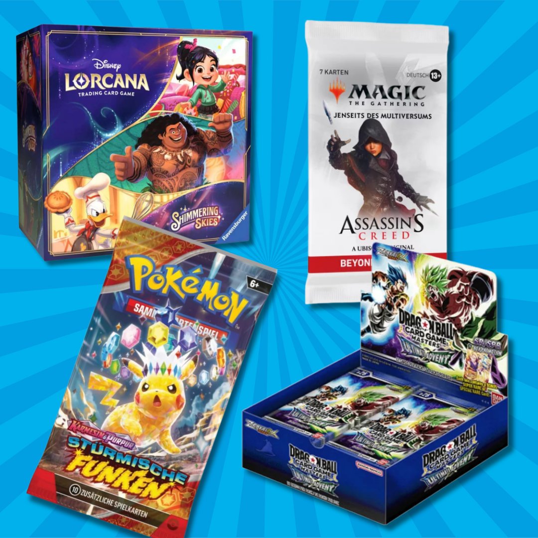 GatetotheGames's tweet image. 2024 hatte einige unglaubliche Releases, und wir zeigen euch heute ein paar unserer Highlights! 
💬 Jetzt seid ihr dran! Welche Releases konntet ihr 2024 kaum erwarten?

#TCGHighlights2024 #TradingCardGames #TCGCommunity #mtg #YuGiOh #PokemonTCG #OnePieceCardGame #GateToTheGames