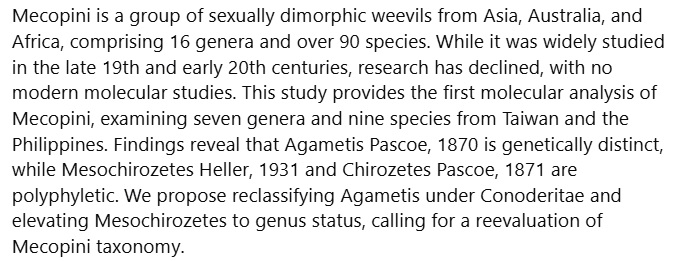 Zoological Studies tweet media
