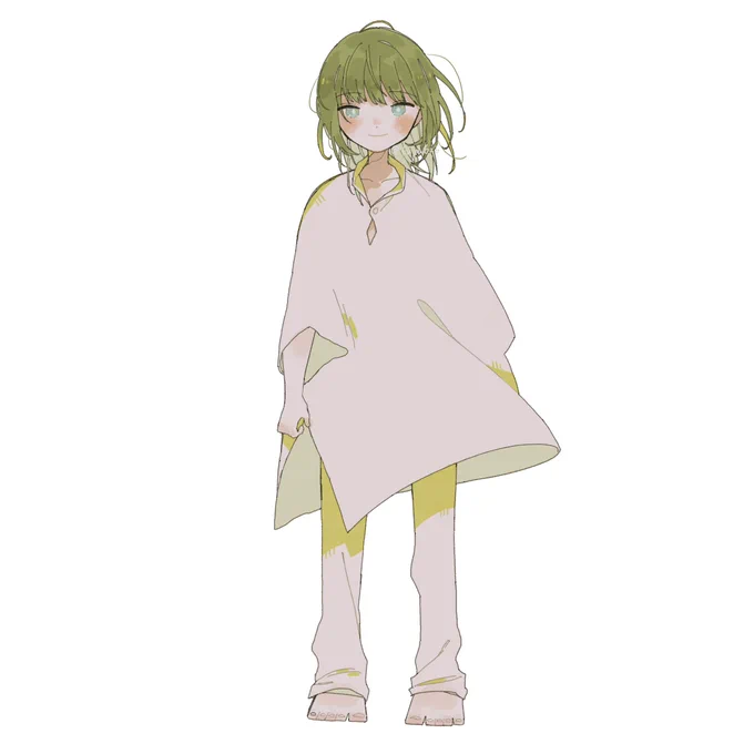 あけおめ〜〜〜〜〜〜 これは全身描きたい欲発散させるためのエルキドゥ