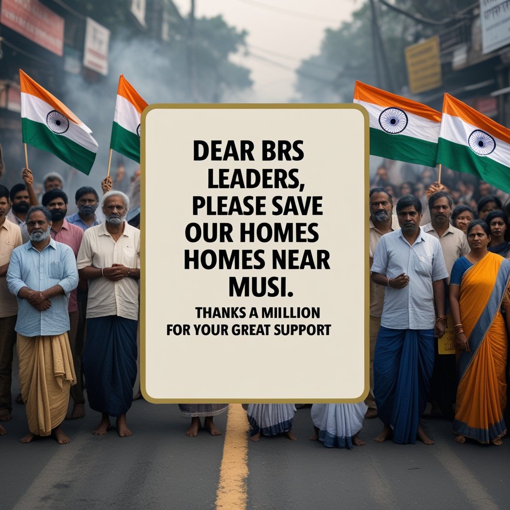 IamBharatNaari's tweet photo. @narendramodi
@RaoKavitha
@HarishRaoOffice
@KCRBRSPresident
@KTRBRS
@BRSparty
#MusiProtest
#SaveOurHouses
#Hyderabad https://t.co/vKZ2VxqJ1Z
