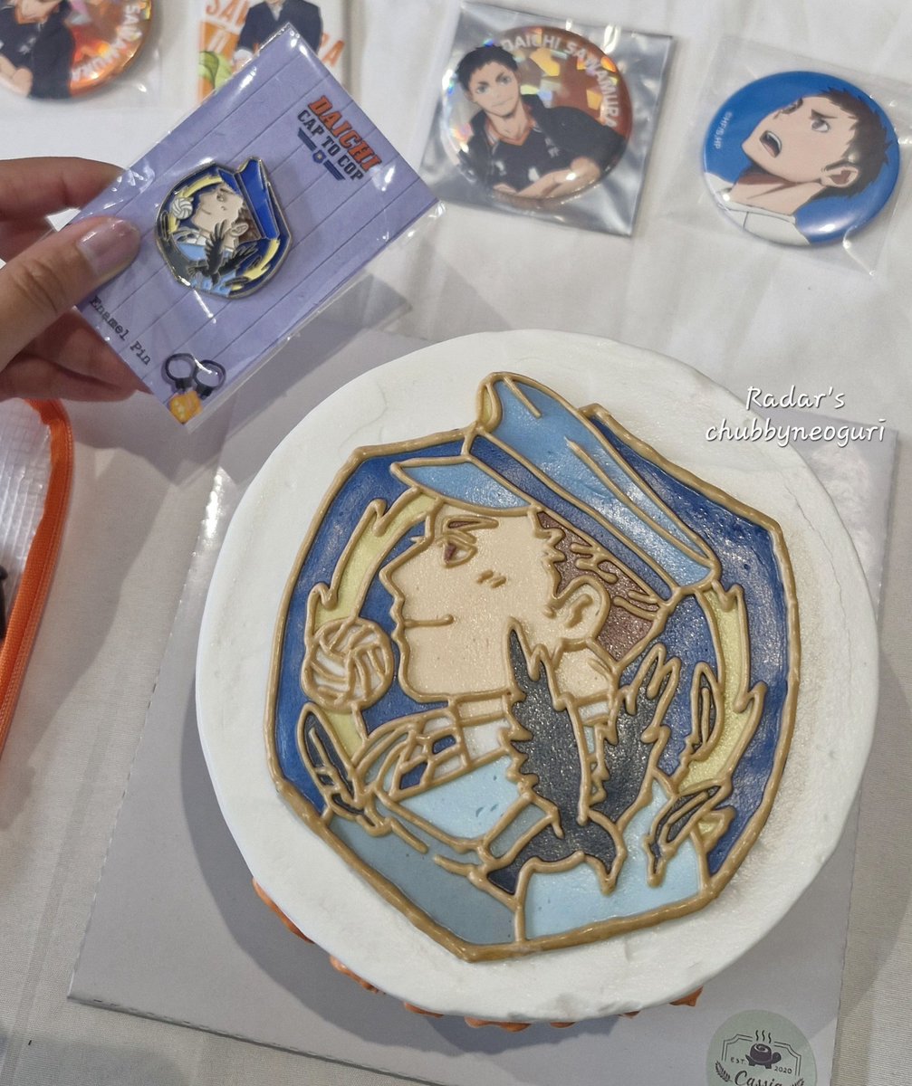 chubbyneoguri's tweet photo. Still 31st here so Happy Bday Daichi!🥳
Tysm @DaichiBday for the event & bday kit💙 I'm honoured to be part of the merch artists. Was speechless seeing my work portrayed on the bday cake🥹
Also thank u everyone for the freebies💙
#澤村大地生誕祭2024
#DaichiCapToCop
#DaichiBday https://t.co/M0Pcc39SIc