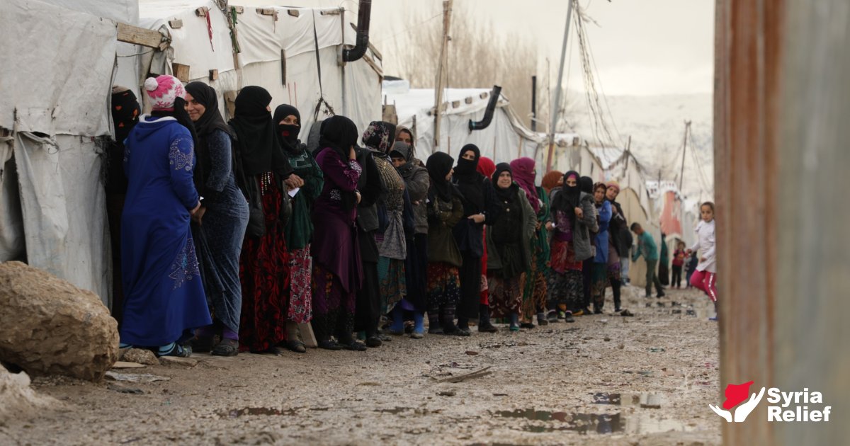 In displacement camps across Syria, families endure long lines in harsh conditions, waiting for essential supplies to survive the winter.

Donate now: syriarelief.org.uk