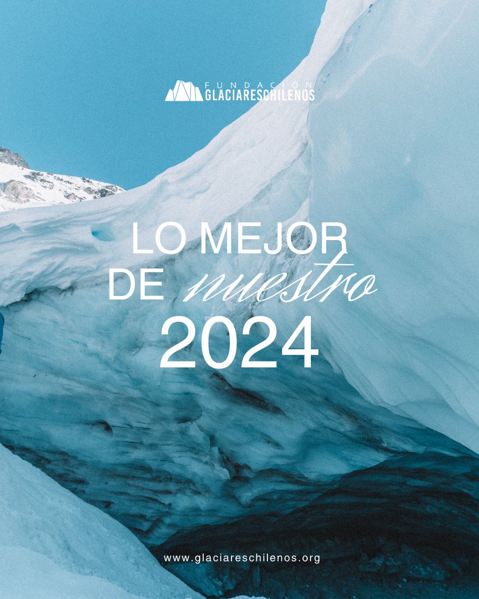 Este año ha estado lleno de aprendizajes y proyectos que nos acercan cada día a nuestra misión de proteger y valorar los #GlaciaresChilenos ❄️ Antes de despedir el año, queremos compartir con ustedes algunas cifras destacadas de nuestro 2024 🏔️🩵

instagram.com/p/DEQSAJ-hMNc/…