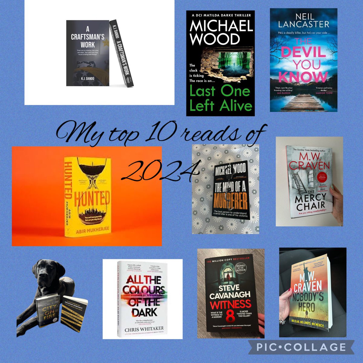 Lauren Rea βοΈππ (@laurenrea1984) on Twitter photo This was so hard this year, but hereβs my top 10 of 2024 βΊοΈ <a href="/kjdandoauthor/">K.J. Dando | Author</a> <a href="/MichaelHWood/">Michael Wood</a> <a href="/neillancaster66/">Neil Lancaster</a> <a href="/MWCravenUK/">M.W. Craven</a> <a href="/radiomukhers/">Abir Mukherjee</a> <a href="/SteveCavanagh_/">Steve Cavanagh</a> <a href="/WhittyAuthor/">Chris Whitaker</a> <a href="/gbpoliceadvisor/">Graham Bartlett</a> I deffo have a type haha π Happy New Year canβt wait to see what 2025 books await me! π€© This was so hard this year, but hereβs my top 10 of 2024 βΊοΈ <a href="/kjdandoauthor/">K.J. Dando | Author</a> <a href="/MichaelHWood/">Michael Wood</a> <a href="/neillancaster66/">Neil Lancaster</a> <a href="/MWCravenUK/">M.W. Craven</a> <a href="/radiomukhers/">Abir Mukherjee</a> <a href="/SteveCavanagh_/">Steve Cavanagh</a> <a href="/WhittyAuthor/">Chris Whitaker</a> <a href="/gbpoliceadvisor/">Graham Bartlett</a> I deffo have a type haha π Happy New Year canβt wait to see what 2025 books await me! π€©