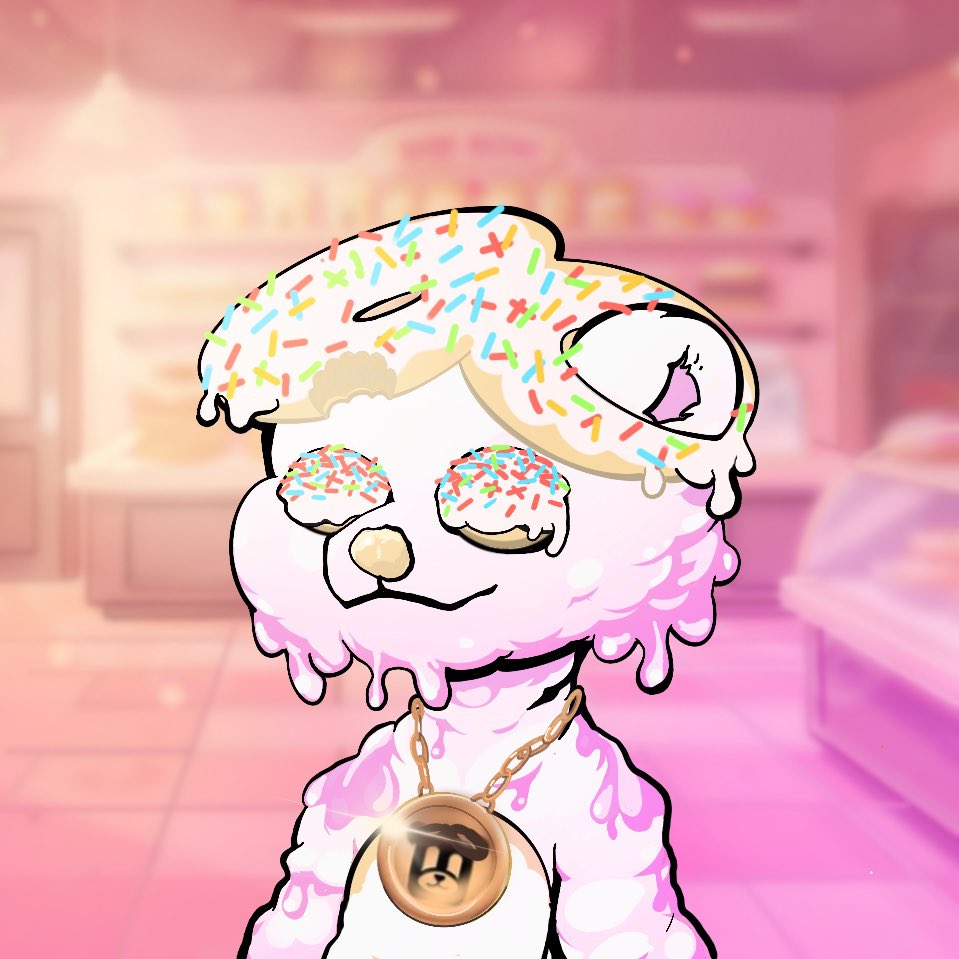 COREeCOM's tweet image. What a SWEET #artcontest for @kabuxyz 
🍩 🍩 🍩 🎂 🍰 🧁 

I’m sure within Sunset City this Kabu is munching on all the sweet treats. 

What do you think?! 
#kabu #nft