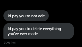 Quitting editing forever... Thanks!
