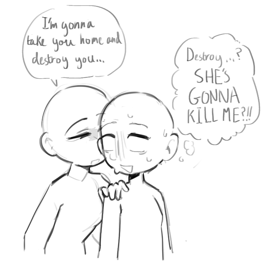 i love intimidating women who suck at flirting and their equally oblivious gfs