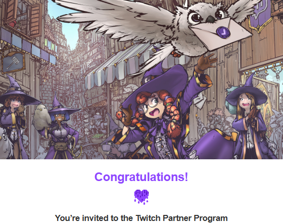 I GOT TWITCH PARTNER! 💜 Thank you so much to everyone who supported me along the way! 🥹❤️ What started out as a dream is now a reality. Never give up.