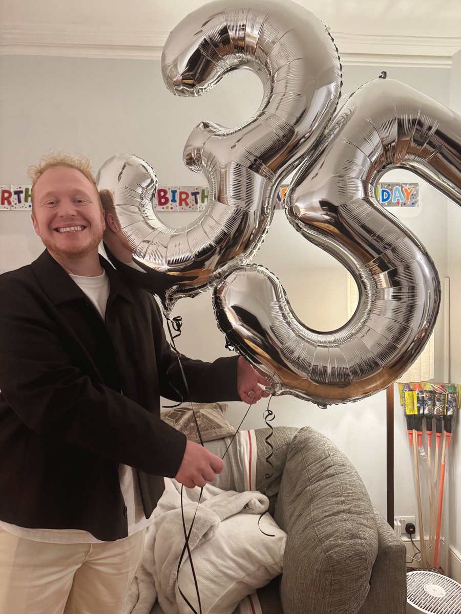 35 today… 

Grateful for everything, not least being here every day and having amazing loved ones in my life.

Happy New Year and here’s to a great 2025 ✨🙏