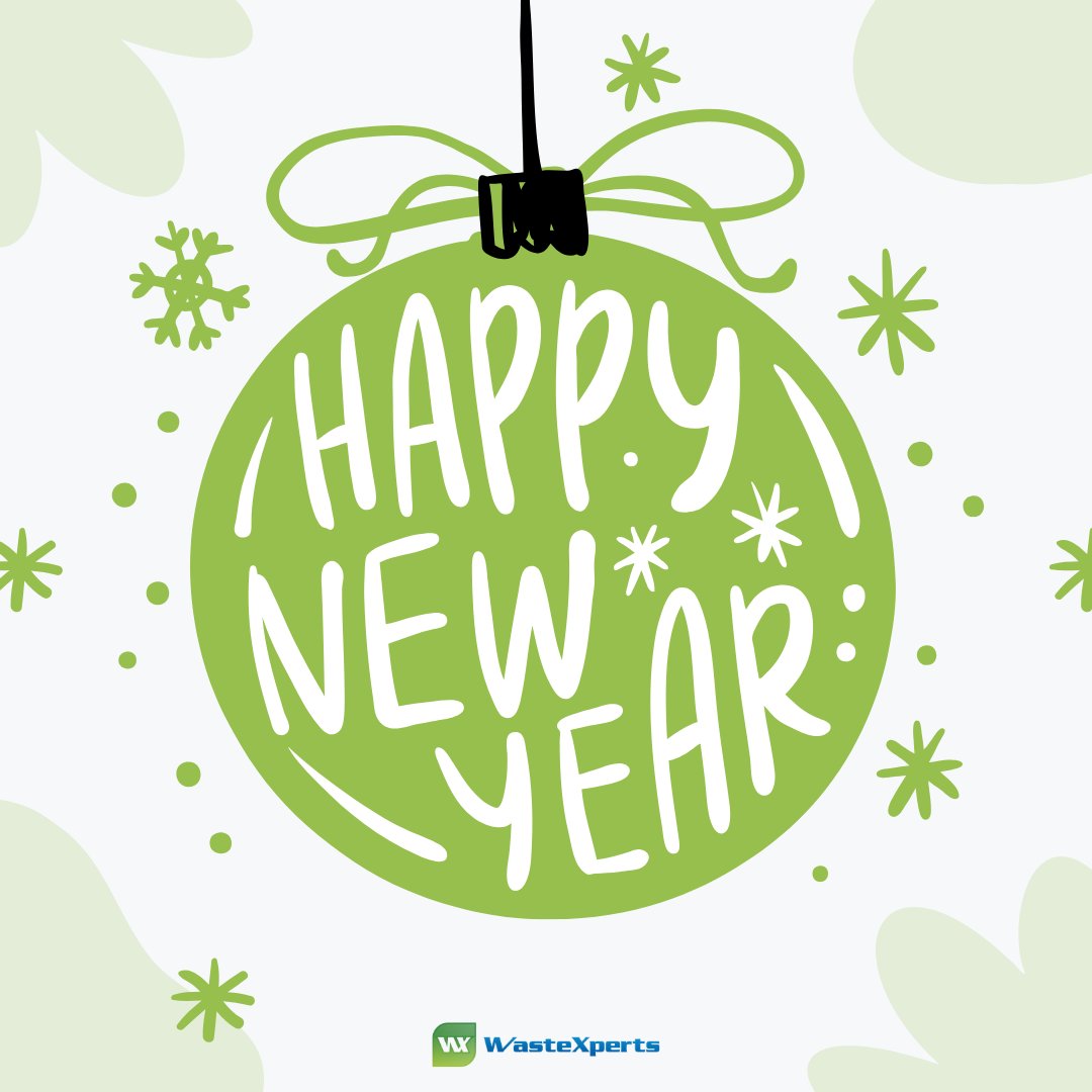 Wastexperts's tweet image. Cheers to a new year full of growth, innovation, and success! The team at WasteXperts is excited to continue providing sustainable waste solutions and making a positive impact in 2025. Here&apos;s to a year of progress and partnerships! 

#HappyNewYear #WasteXperts