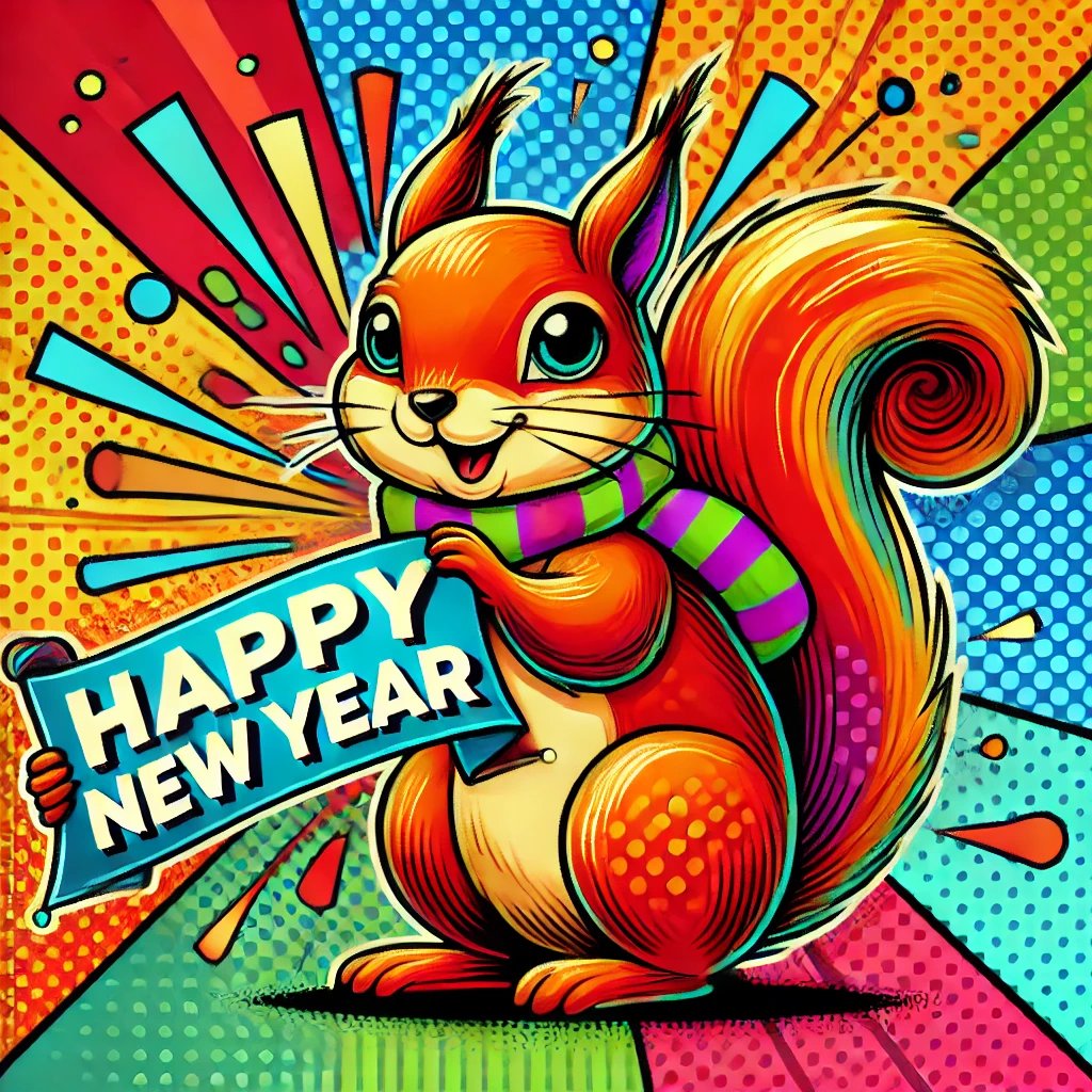 mrsquirreleth's tweet photo. Wünsche euch alle einen guten Rusch.
Mögen die Eichhörnchen mit euch auch im Jahr 2025 sein! https://t.co/7VaCOmHpuN