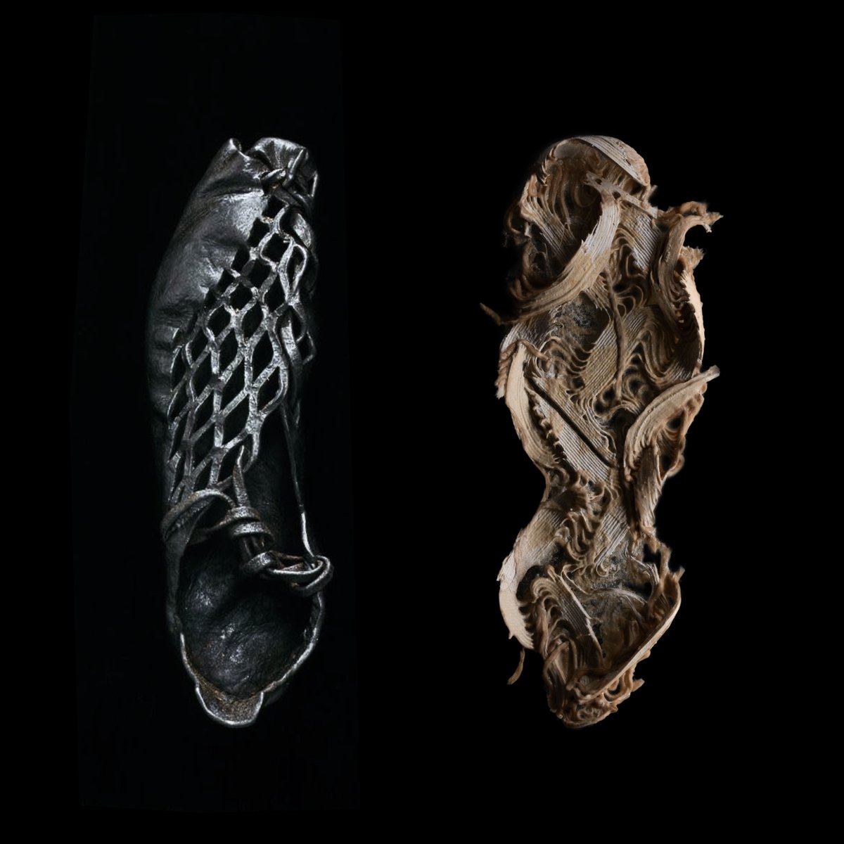 My wish for the world of Design in the New Year is to consider reincarnation instead of recycling. In the spirit of timeless designs and timely technologies, here is an image from project Oᵒ we'd like to share.

A Roman sandal from circa 400 CE (left) next to the Oᵒ concept