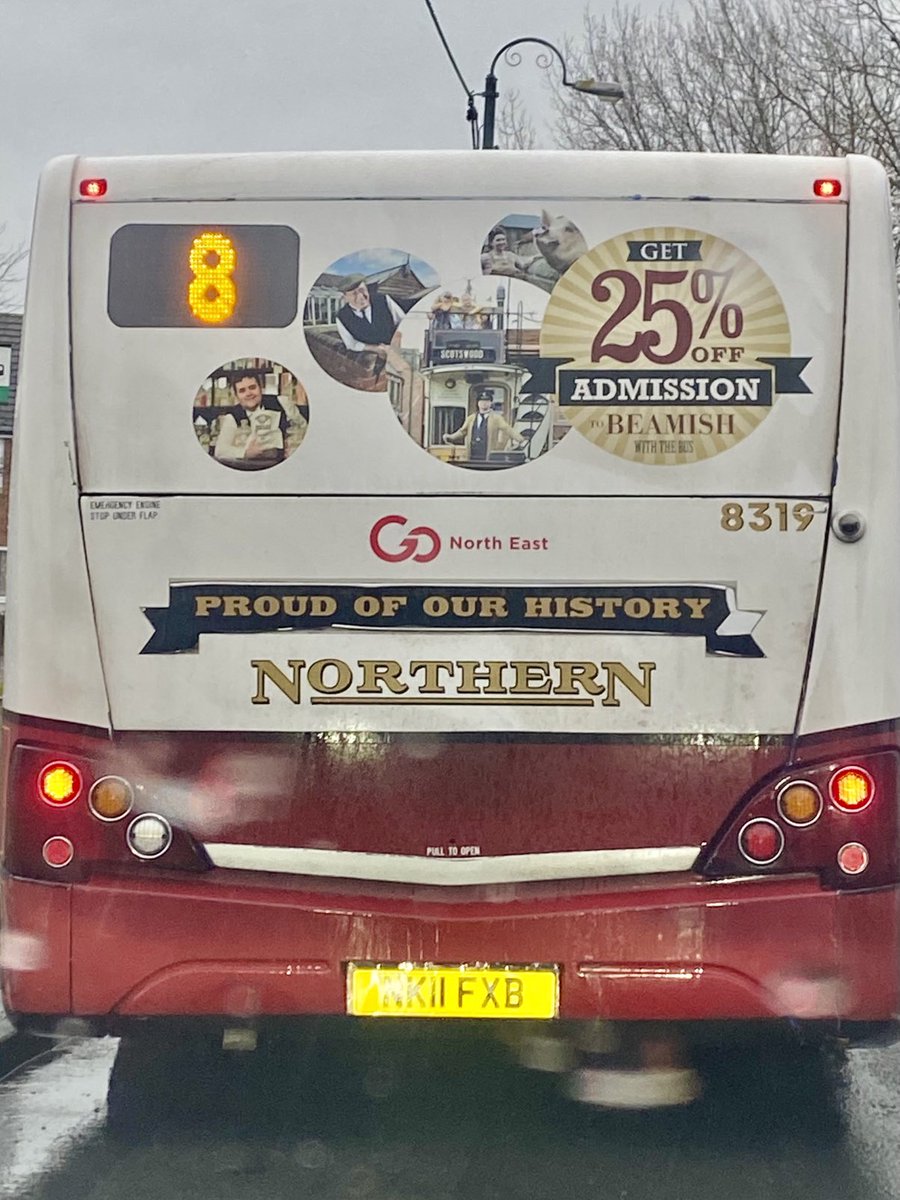 I love the back of this bus 🤩❤️⁦<a href="/Beamish_Museum/">Beamish Museum</a>⁩ ⁦<a href="/gonortheast/">Go North East</a>⁩ ⁦<a href="/VCDBusiness/">Visit County Durham</a>⁩