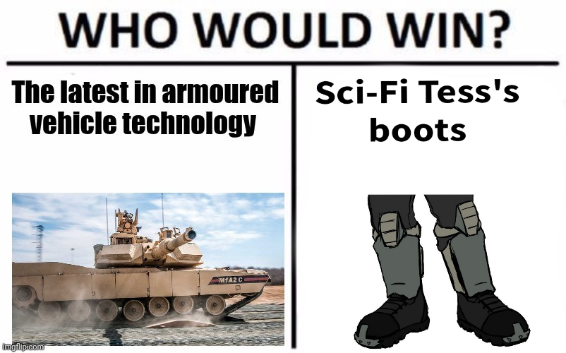 1Lucky_Guy1's tweet photo. Who is going to drive the tank? @TesstheAnt1 xD https://t.co/jCyI9upcX7