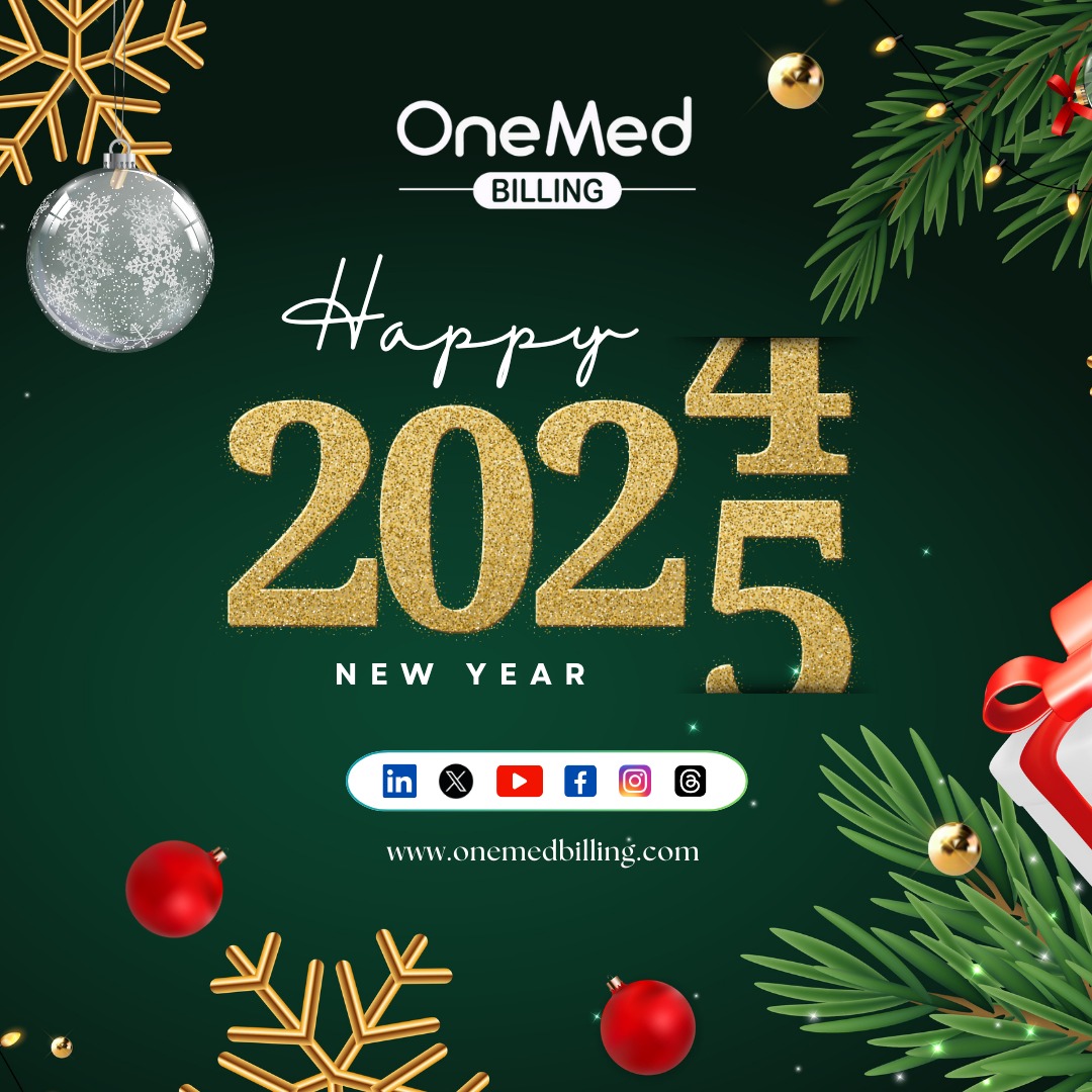 OneMedBilling's tweet photo. 🎉✨ Happy New Year 2025! ✨🎉

As we step into 2025, the OneMed Billing family reflects on an incredible journey in 2024.

Wishing you and your loved ones a prosperous and joyful New Year! 
.
.
.
.
.
#HappyNewYear #2025Goals #OneMedBilling #NewBeginnings https://t.co/ZZu344Cc49