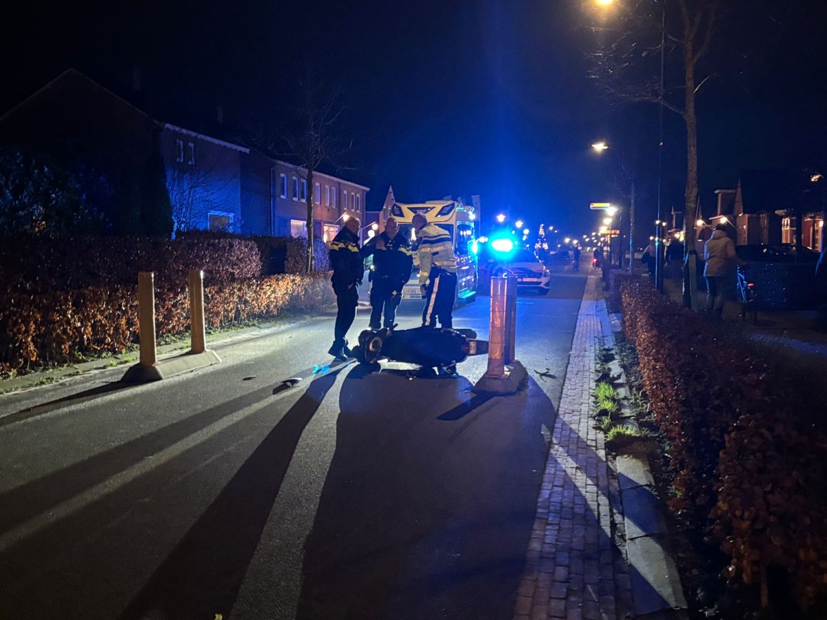Scooterrijder gewond na botsing in Buitenpost