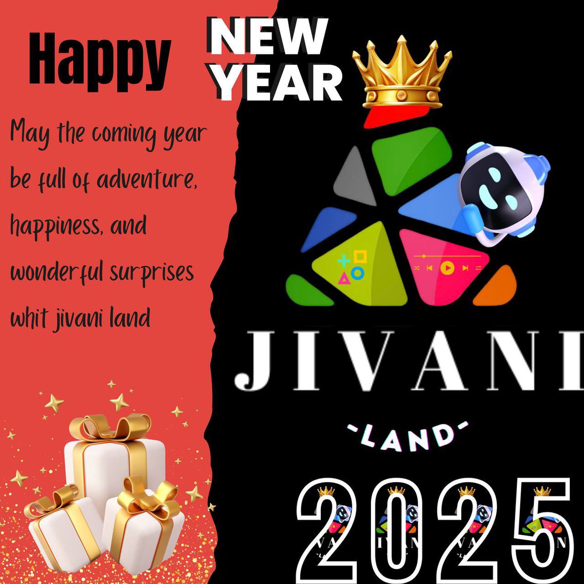 jivaniland's tweet photo. Hello!

🗓Jivani land wishes you a very Happy New Year!  🌟

We express our gratitude for your support and partnership over the past year and look forward to a new year filled with new opportunities and remarkable successes.❤️

Happy New Year!

Warm regards,  
The jivani Team https://t.co/vwNnuWkNDM