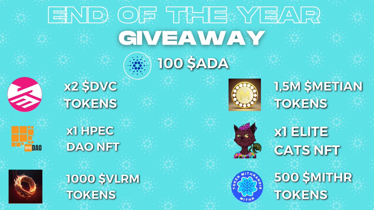 Lucas Macchiavelli (@lucasmacchia2) on Twitter photo GIVEAWAY TIME! +300 USD IN PRIZES🎉
Hey fam! ❤️ It’s time for a little surprise. To celebrate YOU and everything we’re building together on this amazing journey, I am doing an end of the year giveaway! 🎁
✍️How to participate:
1️⃣ Follow these accounts:
👉 <a href="/LucasMacchia2/">Lucas Macchiavelli</a>
👉 GIVEAWAY TIME! +300 USD IN PRIZES🎉
Hey fam! ❤️ It’s time for a little surprise. To celebrate YOU and everything we’re building together on this amazing journey, I am doing an end of the year giveaway! 🎁
✍️How to participate:
1️⃣ Follow these accounts:
👉 <a href="/LucasMacchia2/">Lucas Macchiavelli</a>
👉