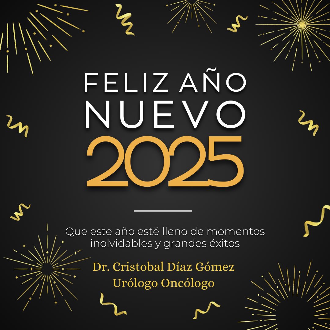 “Que este Año Nuevo nos traiga más proyectos exitosos y grandes aprendizajes.”