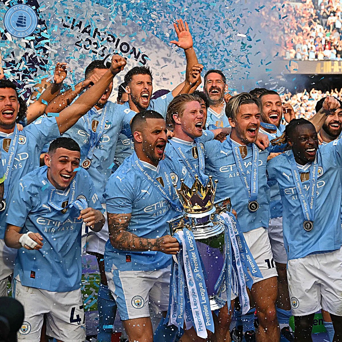 mcfc_lads's tweet photo. Say it while you still can 🥲

City completed a #PL 4peat this year.

City won the Treble last year. https://t.co/xVa0I0UsEX