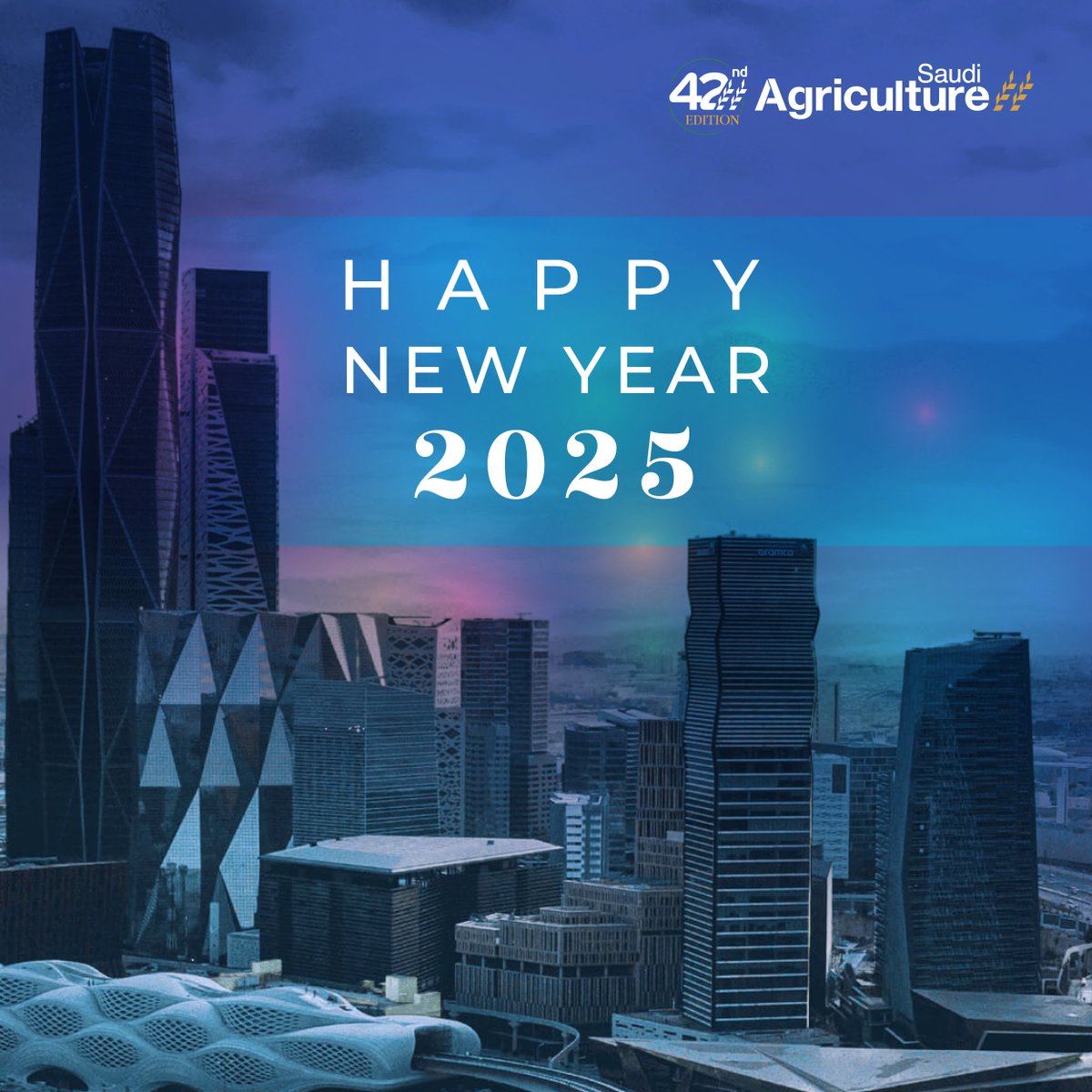#Saudi_Agri Wishing you a joyous #New_Year filled with success, happiness, and endless possibilities. 

نتمنى لكم عاماً جديداً مليئاً بالنجاح والأفراح، كل عام وأنتم بخير.
